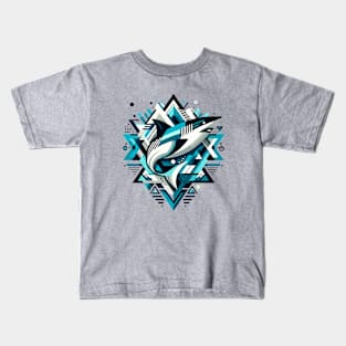 Abstract Animal Shark 1 Kids T-Shirt